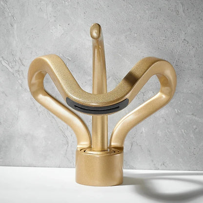 Faucet Bathroom Hollow Out Design Waterfall Basin Mixer
