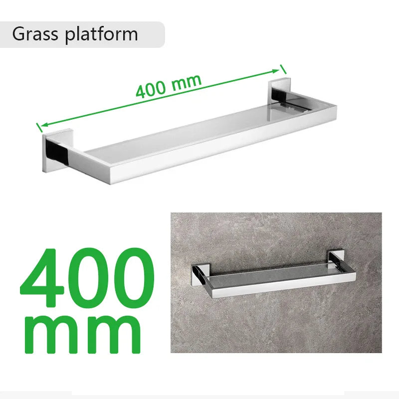 Stainless Steel Bathroom Hardware Mirror Chrome Polished Towel