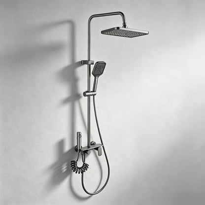 Four Ways Water Outlet Bathroom Shower System Wall