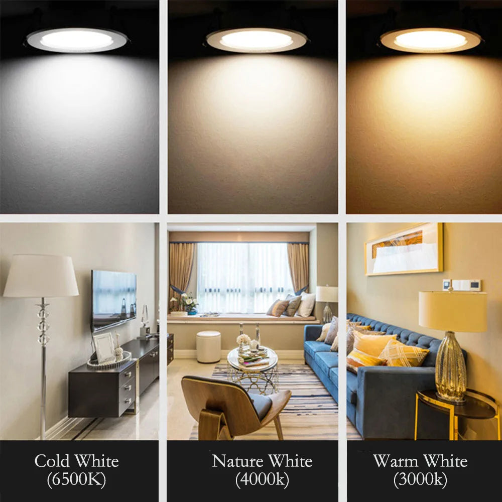 Led Recessed Spotlight 12v Lamp Ac110 220v Driver
