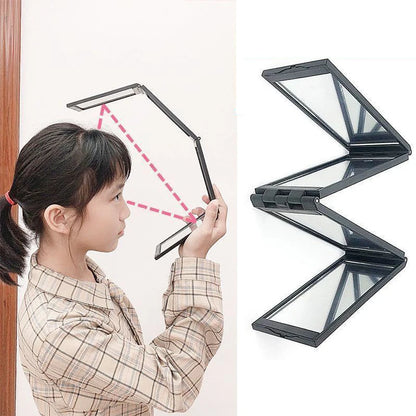 Way Mirror 360 Degree Handheld Desktop Foldable Makeup