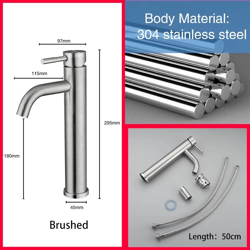 Ula G1/2 Basin Faucet Waterfall Bathroom Sink Faucet