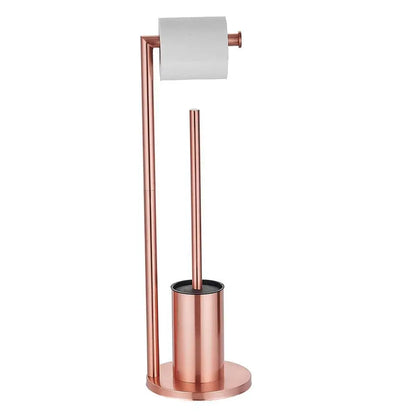 Floor-To-Ceiling Toilet Brush Holder Stainless Steel Toilet
