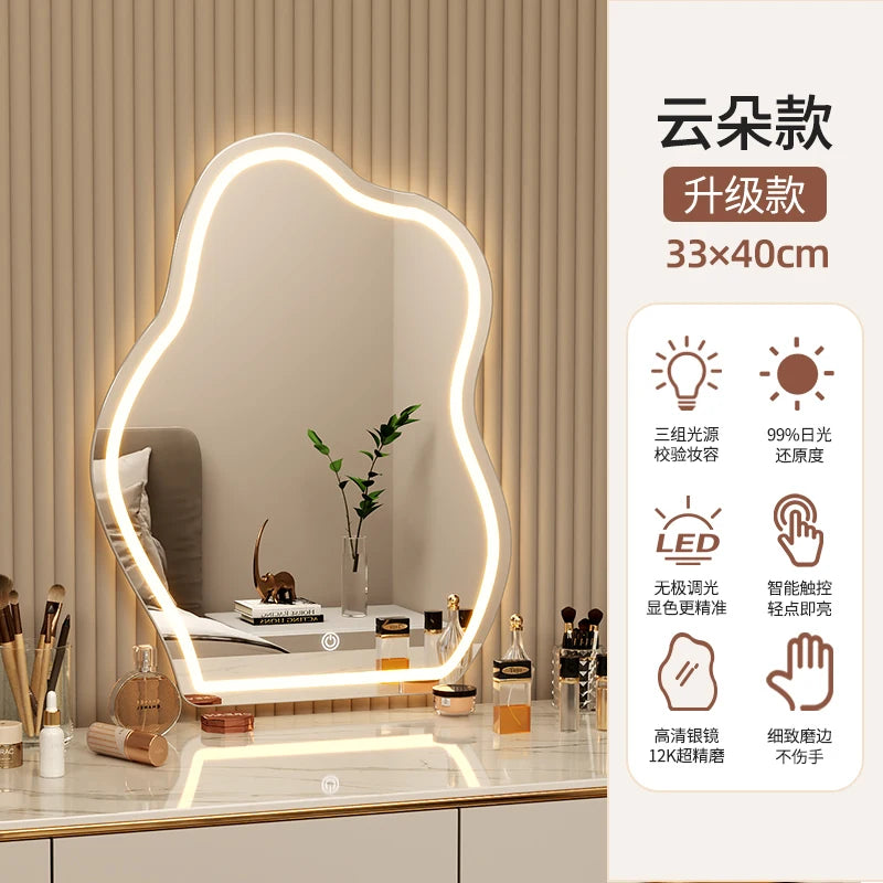 Wavy Wall Mirror Living Room Decoration Modern Art