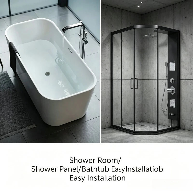 Thermostatic Mixing Valve Wall Mounted Shower Tap Automatic