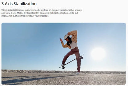 Dji Osmo Mobile Dji Om 3-Axis Stabilization Foldable