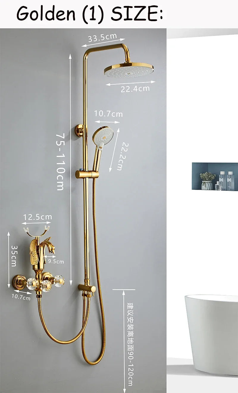 Becola Modern Shower Head Bathroom Rainfall Shower Bathroom