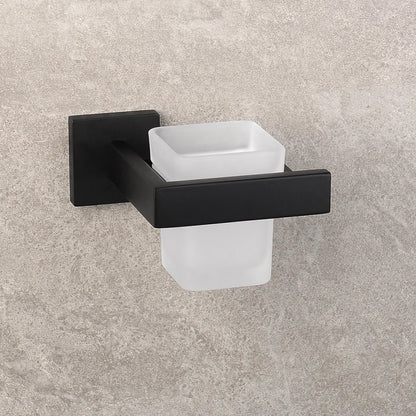 Matte Black Bathroom Hardware 304 Stainless Steel Towel