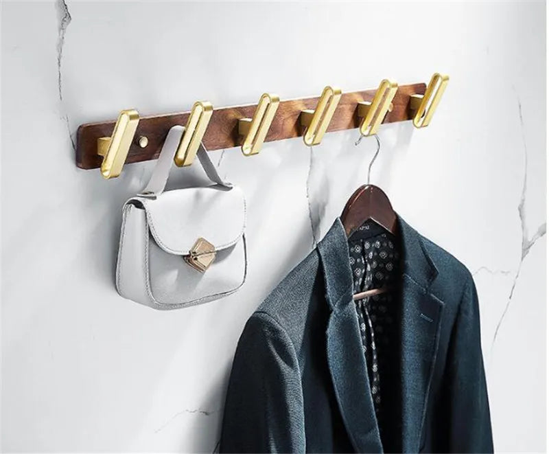 Tuqiu Robe Hook Clothes Hook Towel Hanger Wood