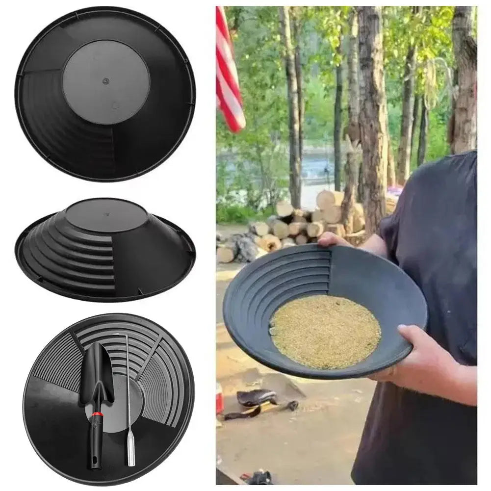 Thickened Plastic Gold Pan Basin Outdoor Mining Prospecting