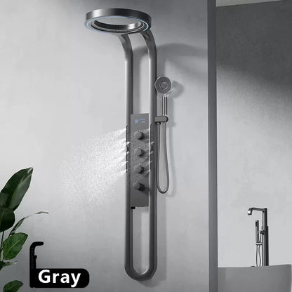 Luxury Wall Mounted Spa Massage Shower Panels System