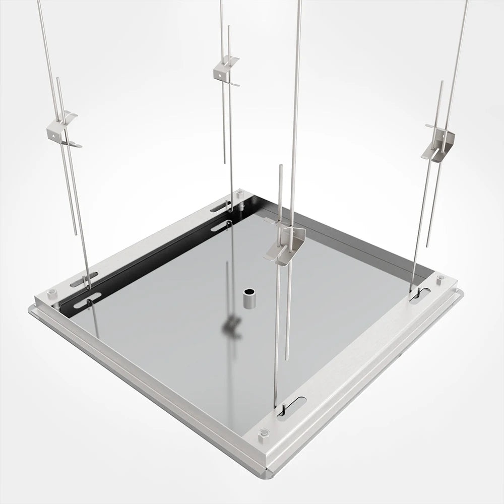 Relextime Luxury Ceiling Rain Shower Head Modern Hidden