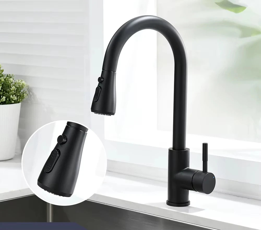 Faucet Brushed Nickel Color Surface Cold Water Faucet