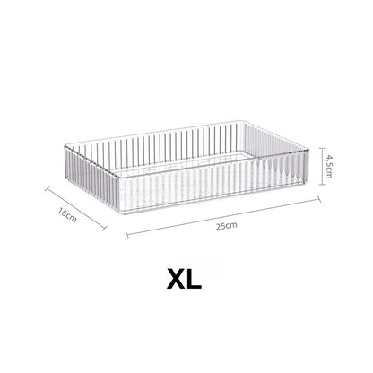 Clear Drawer Organizer Stackable Size Clear Makeup Drawer