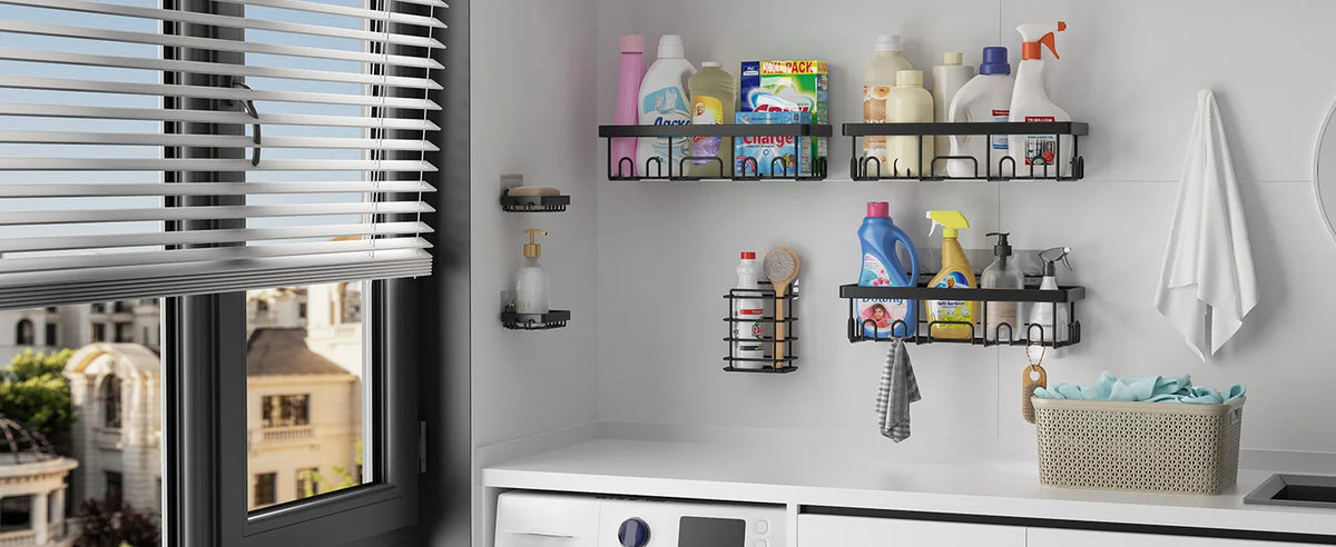 Pack Shower Caddy Organizer Rack Shelf Inside Shower