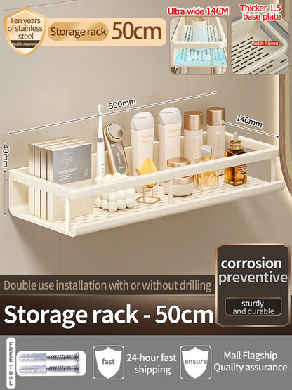 Bathroom Shelf Bathroom Towel Rack Shelves Wall Shower