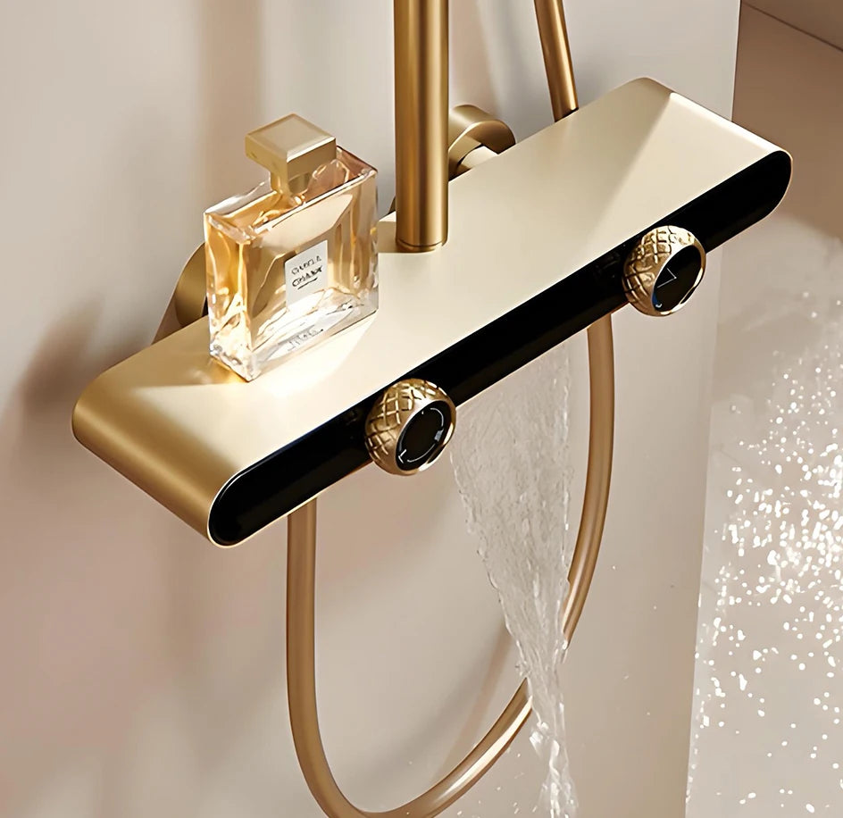 Vgx Gold Shower System Bathroom Shower Faucet 3-Way
