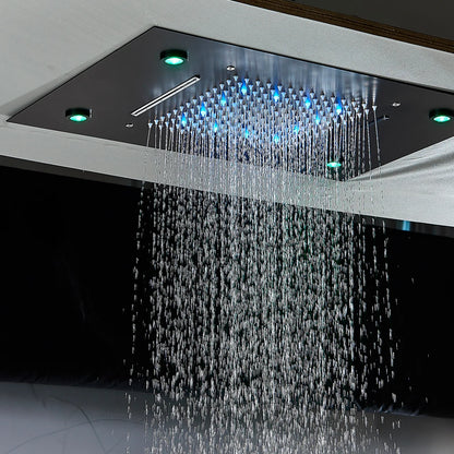 Luxury Thermostatic Shower Faucet Led Shower Sets Ceiling