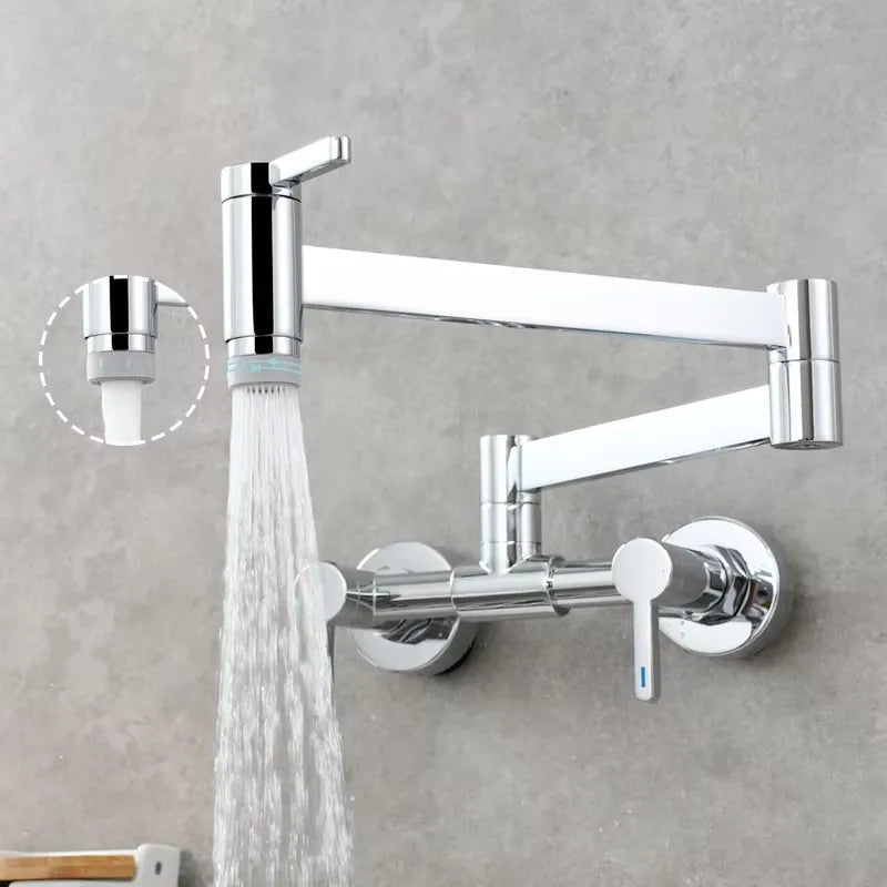Pot Filler Tap Wall Mounted Foldable Faucet Cold