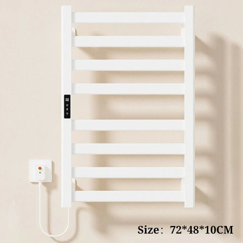 Bathroom Electric Towel Rack Aluminum Waterproof Touch Screen