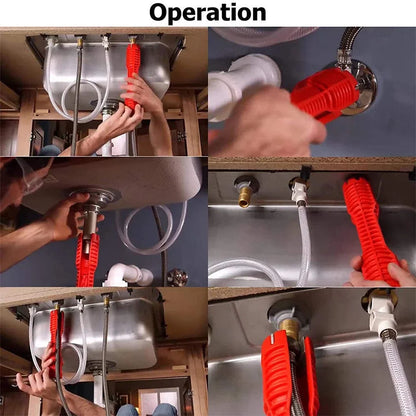 Sink Faucet Wrench Plumbing Repair 14 In Anti-Slip