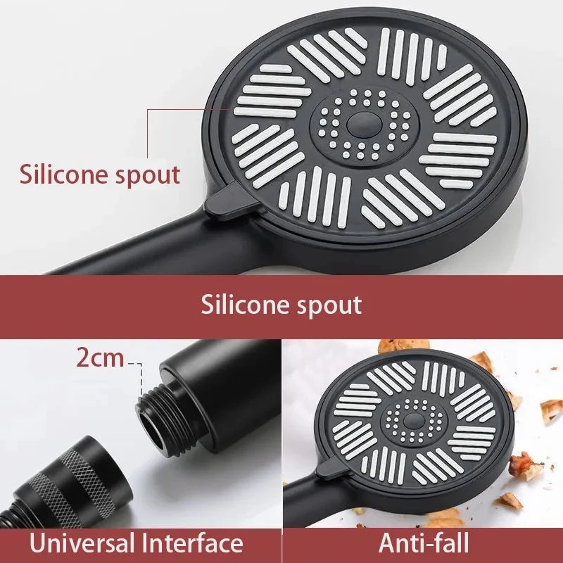 13cm Big Panel Shower Head High Pressure Rainfall