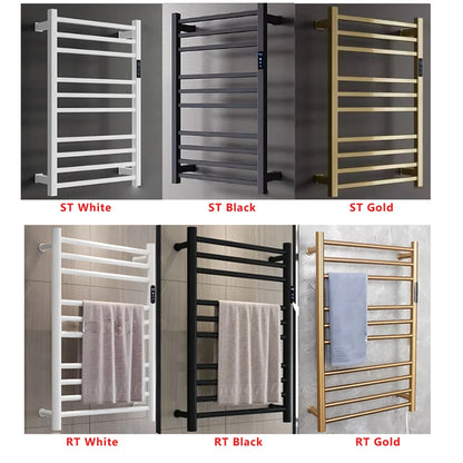 Electric Towel Rack 304 Stainless Steel Temperature&Time Control