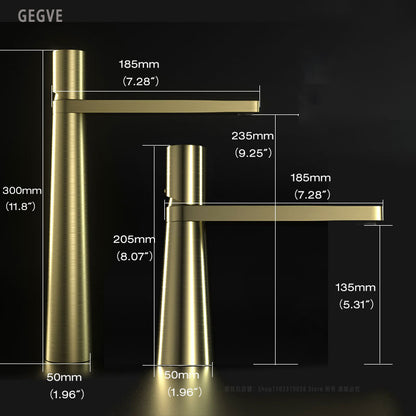 Gegve Brass Basin Faucets Bathroom Faucet Shower Room