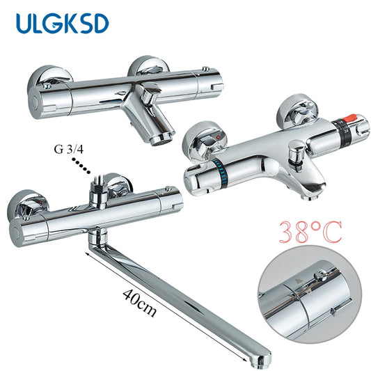 Simple Thermostatic Shower Faucet Bathroom Thermostatic Mixer Tap
