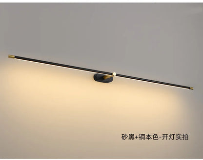 Nordic Slim Wall Sconce Lamp Bathroom Mirror Light