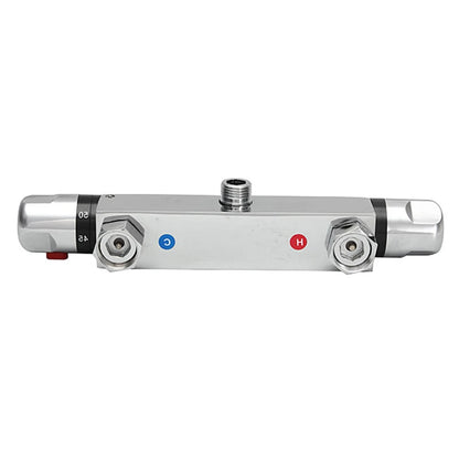 Bathroom Thermostatic Shower Faucet Brass Chrome Mixer Value