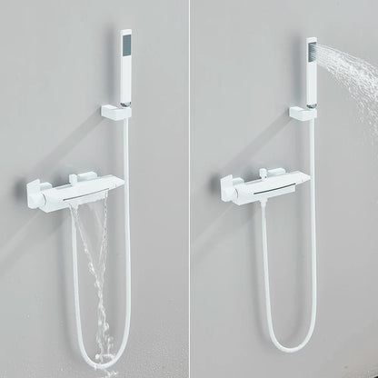 Golden Shower Faucet Waterfall Bath Shower Mixer Tap