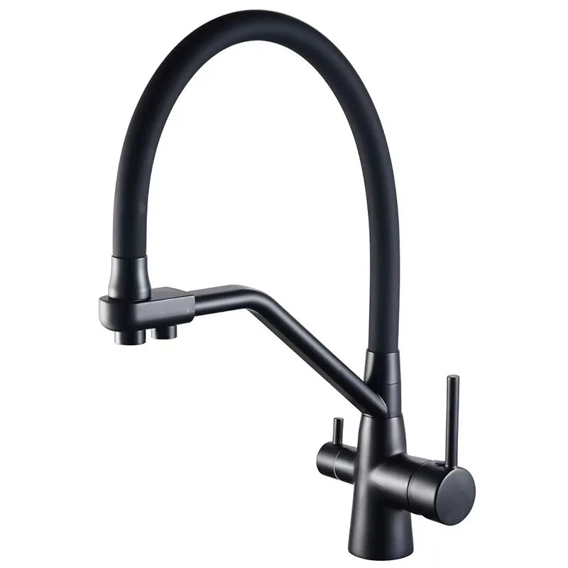 Filtered Sink Faucets Purification Tap 360 Rotate Water