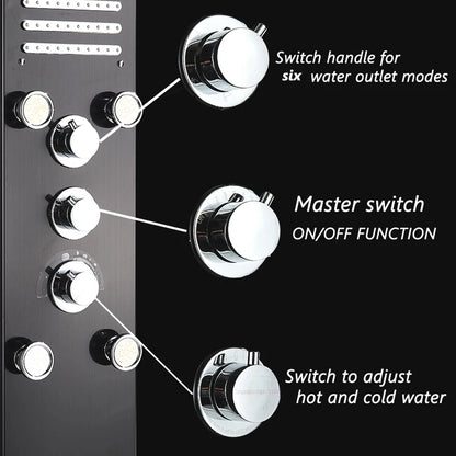Shower Panel Tower System Rain Waterfall Shower Column