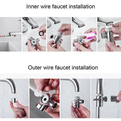 Shower Faucet Hose Handheld Shower Head Spray Tap