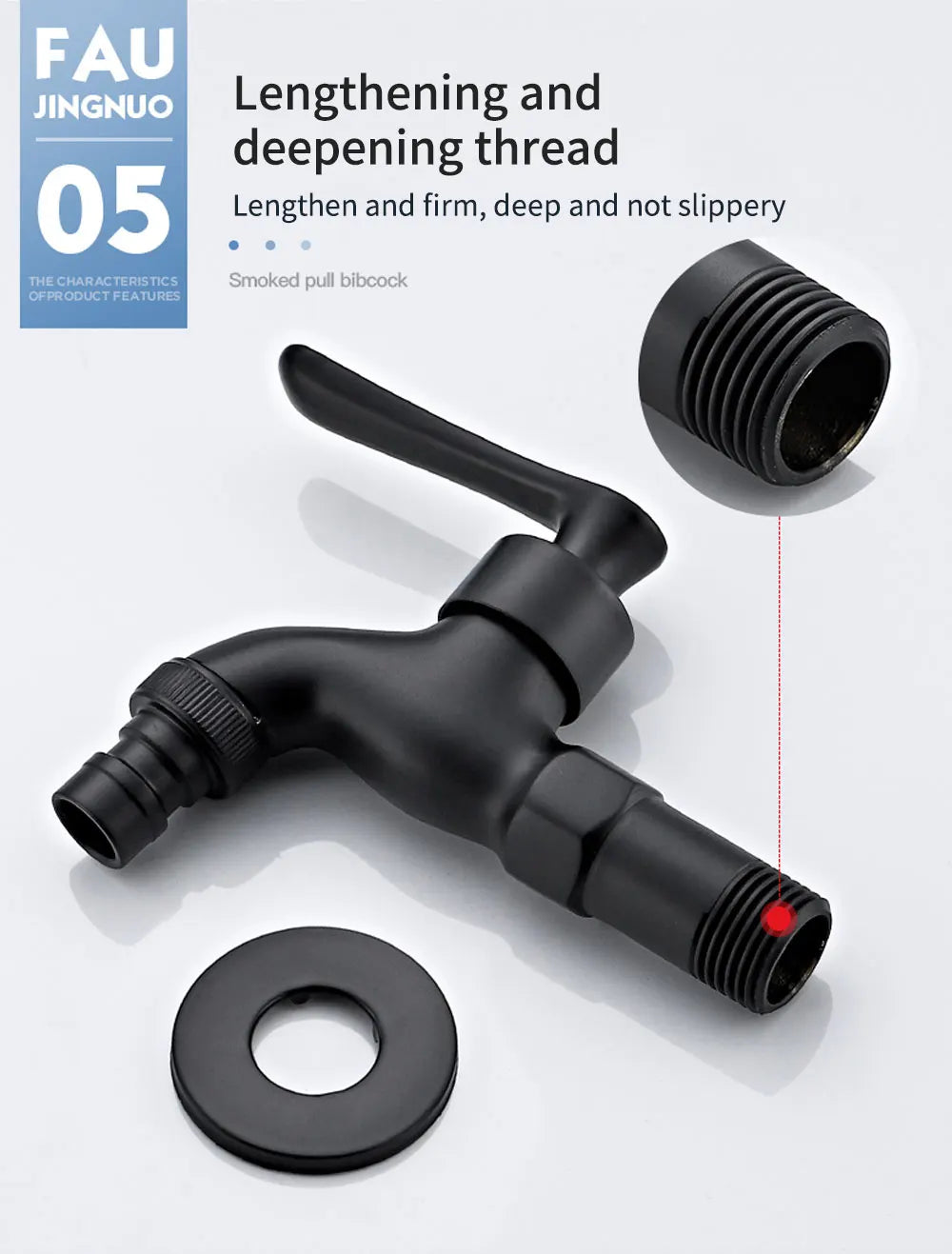 Cold Faucet Wall Outdoor Mop Pool Faucet Copper