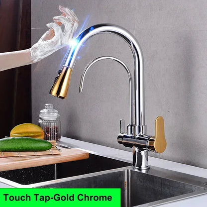 Ways Touch On Filter Faucets Of Pull Down