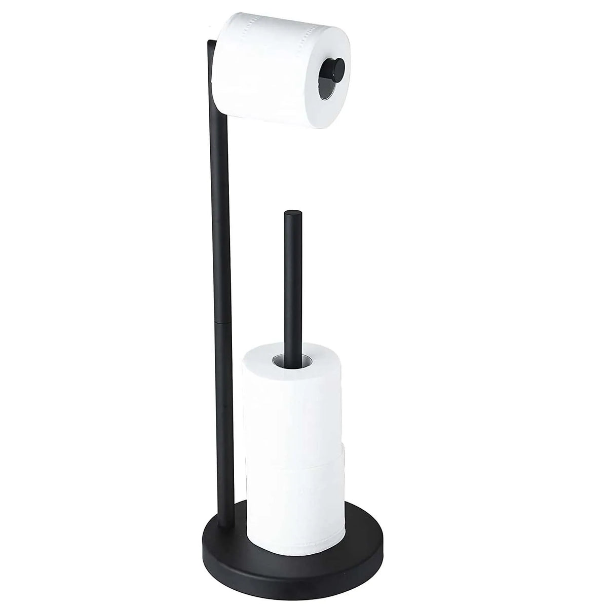 Floor-To-Ceiling Toilet Brush Holder Stainless Steel Toilet