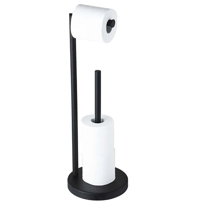 Floor-To-Ceiling Toilet Brush Holder Stainless Steel Toilet