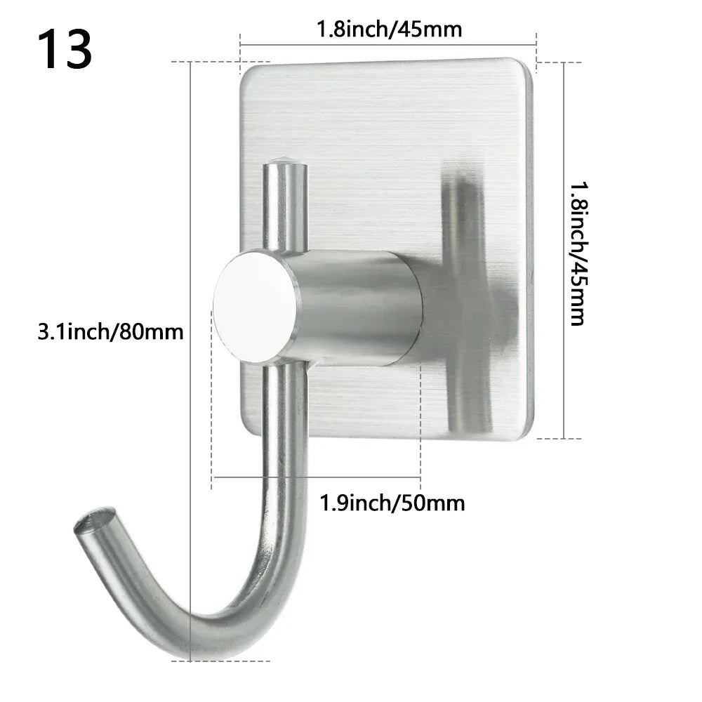 Robe Hook Wall Towel Hook Stainless Steel Coat