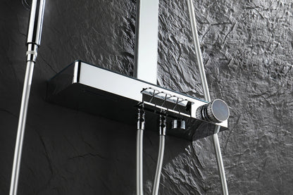 Chrome Piano Digital Bathroom Shower Cold Digital Bathroom