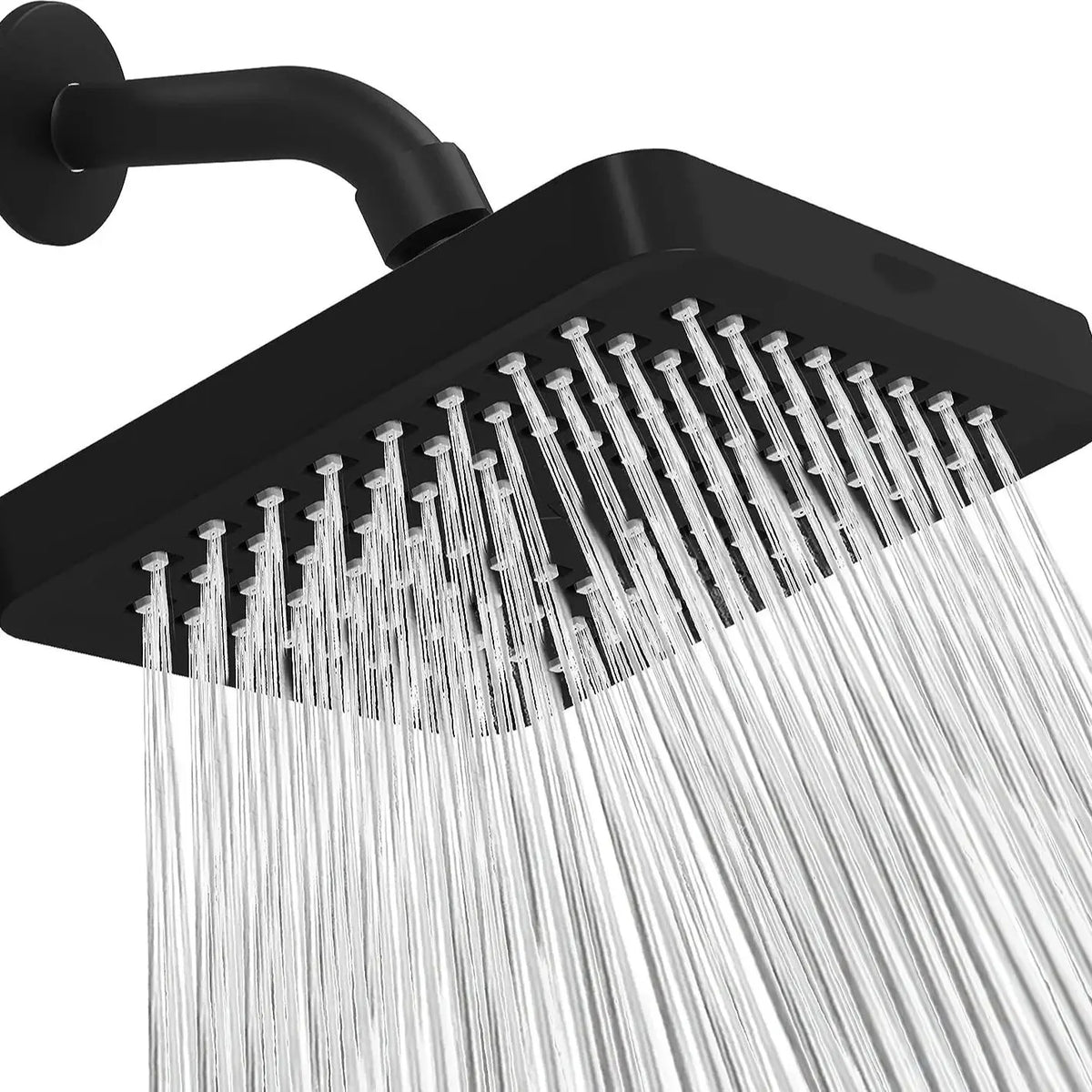 Inches High Pressure Rain Shower Head Arm 1min