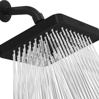 Inches High Pressure Rain Shower Head Arm 1min