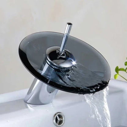 Bathroom Faucets Wash Basin Sink Taps Colorful Glass
