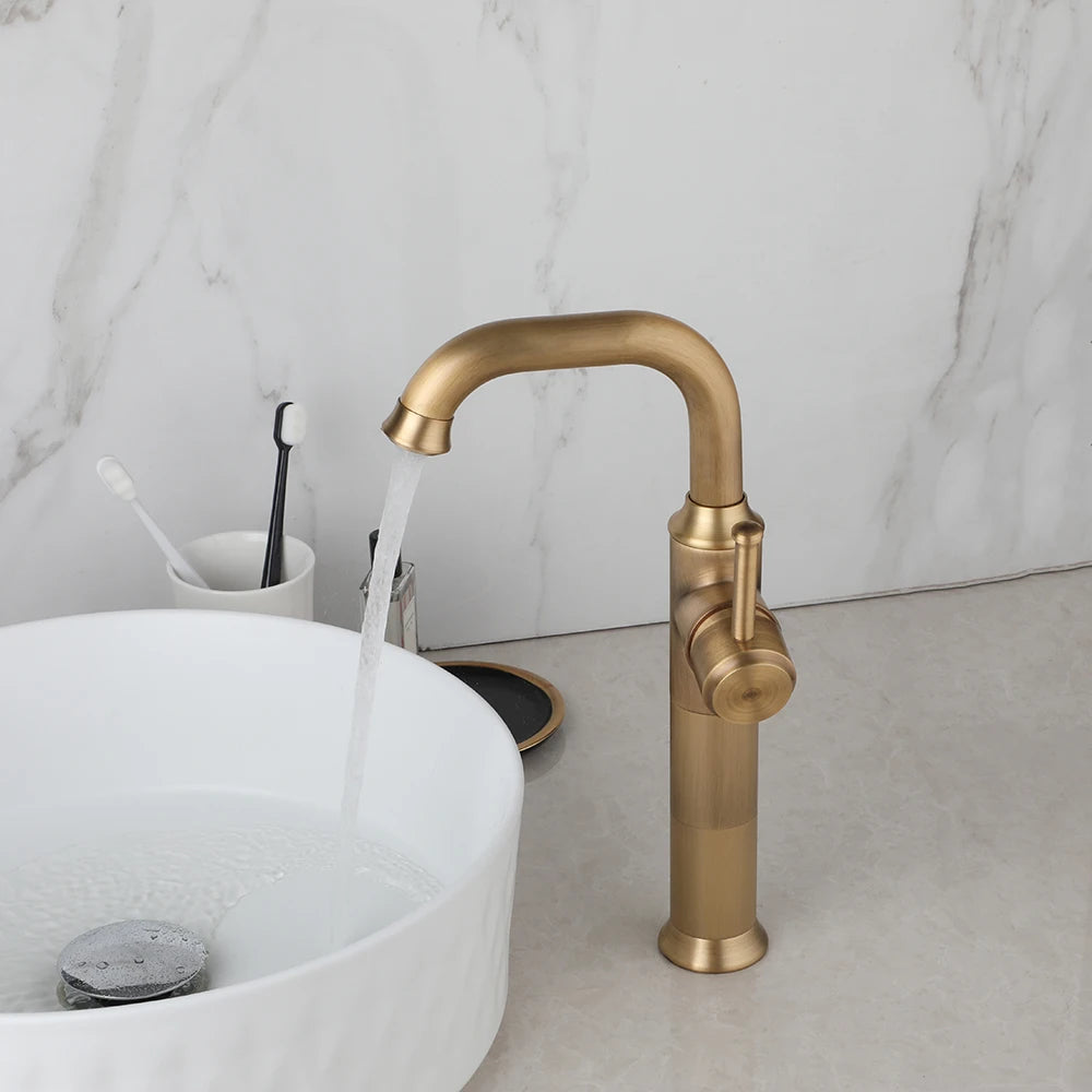 Zappo Bathroom Basin Faucet Rotatable Spout Cold Water
