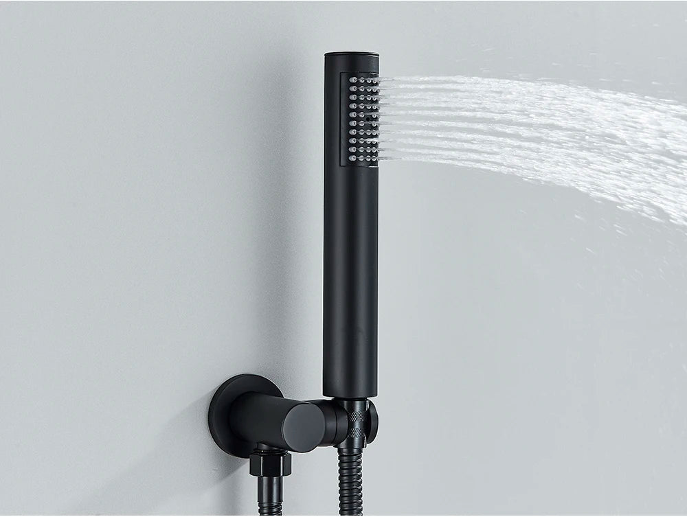 Poiqihy Golden Handshower Head 150cm Stainless Steel Shower