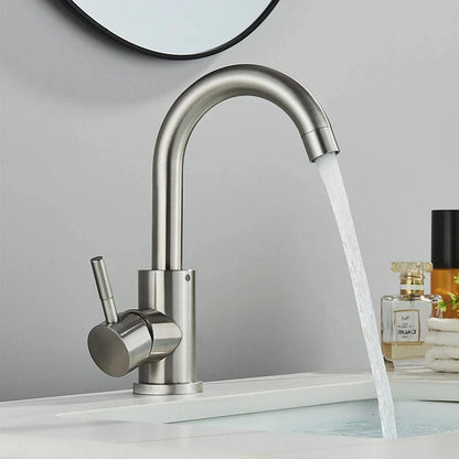 Bathroom Basin Faucet 304 Stainless Steel Cold Wash