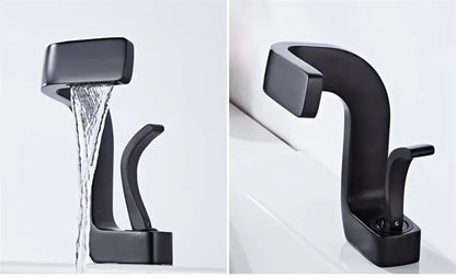 Bathroom Faucet Brass Gold White Bathroom Basin Faucet