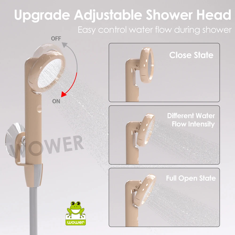 Wower Shower 2200mah Ipx8 Waterproof Electric Shower 2m