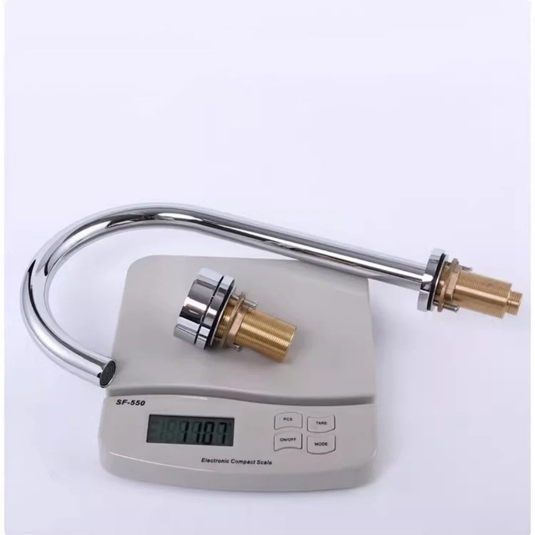 Brushed Gold Basin Faucet Nickel Sink Faucet Two
